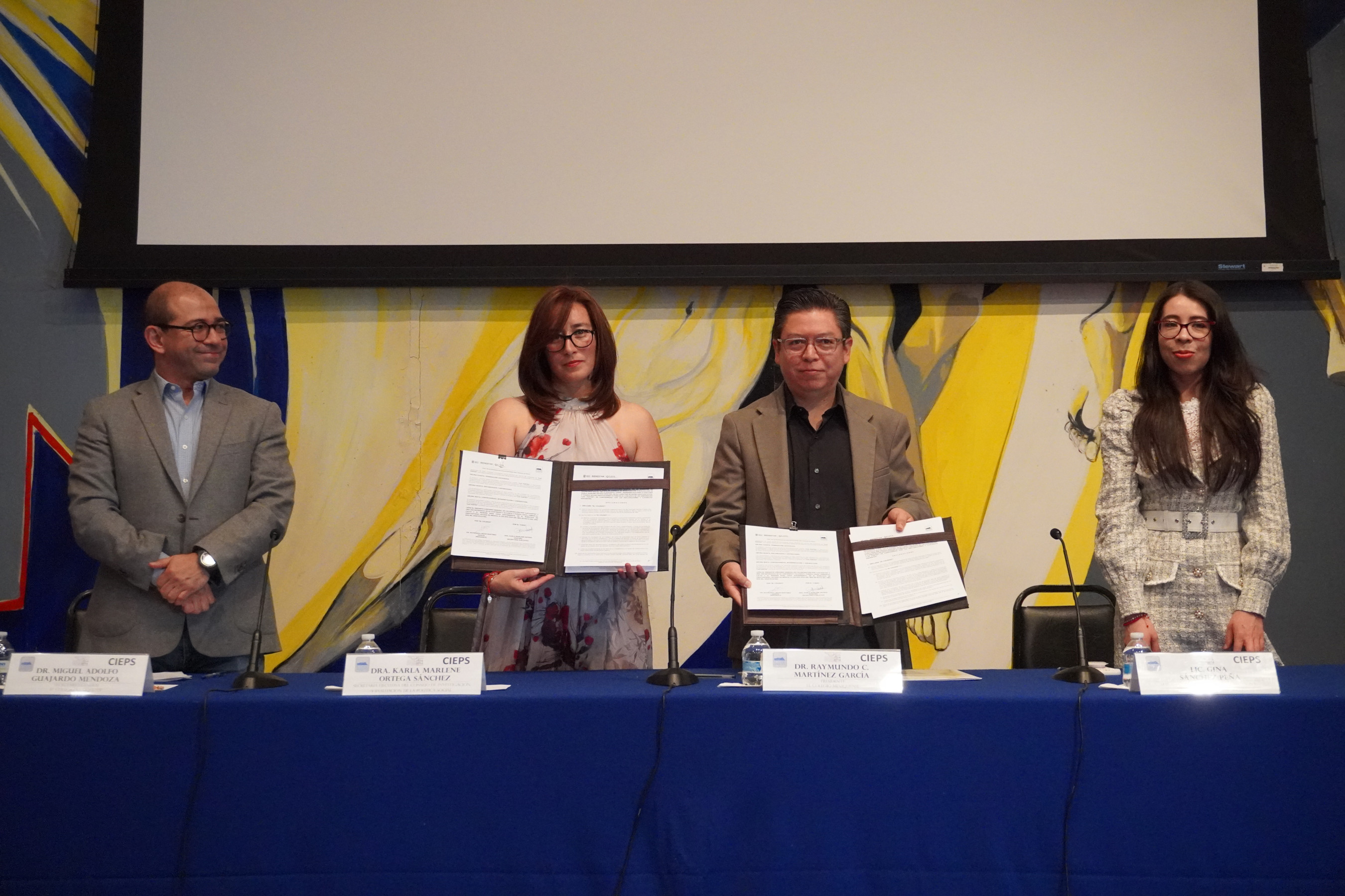 Firman convenio de colaboración El Colegio Mexiquense y el CIEPS